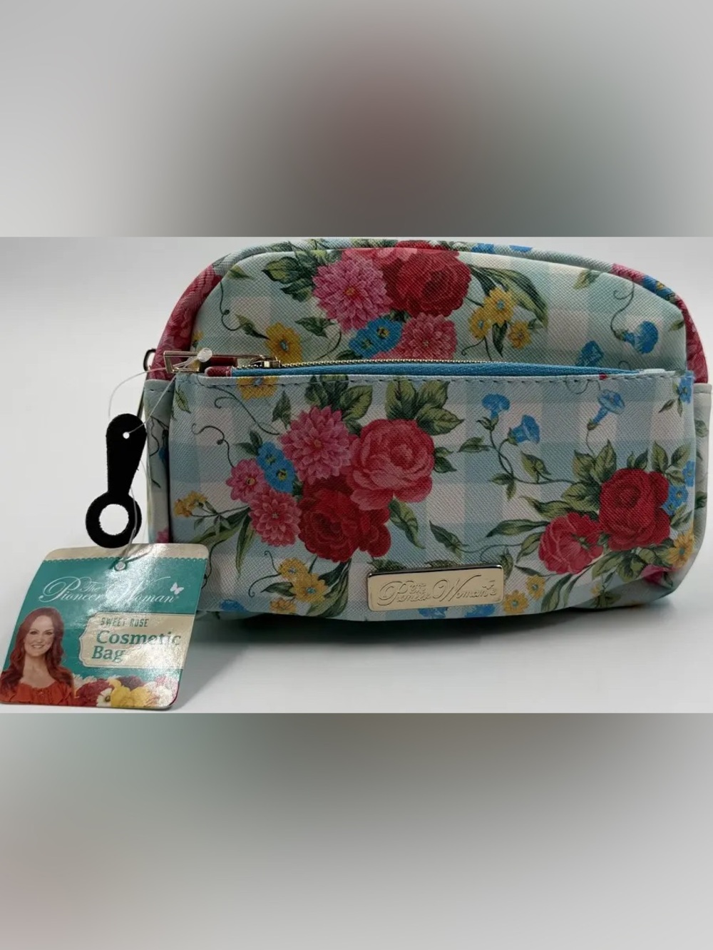 🌺 New Pioneer Woman Frontier Rose Makeup Bag